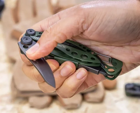 Мультиінструмент Leatherman Skeletool CX OD Green — фото 6
