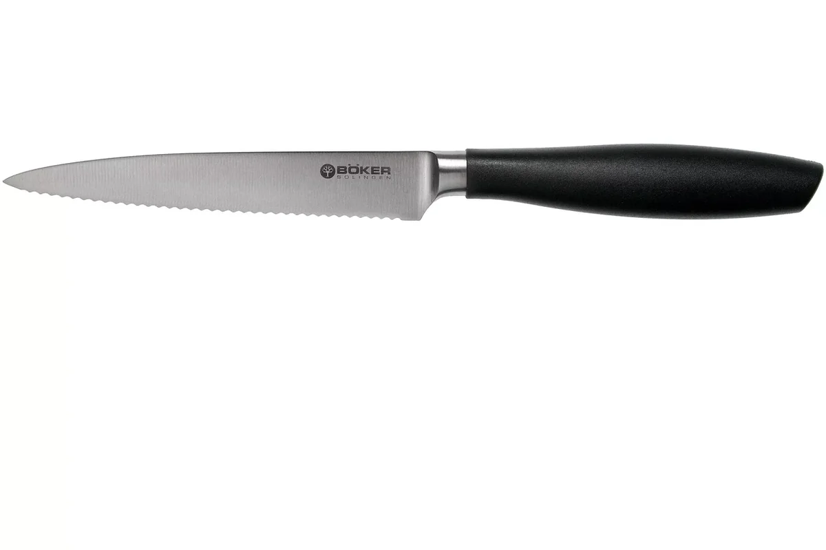 Серрейторний кухонний ніж для овочів Boker Core Professional