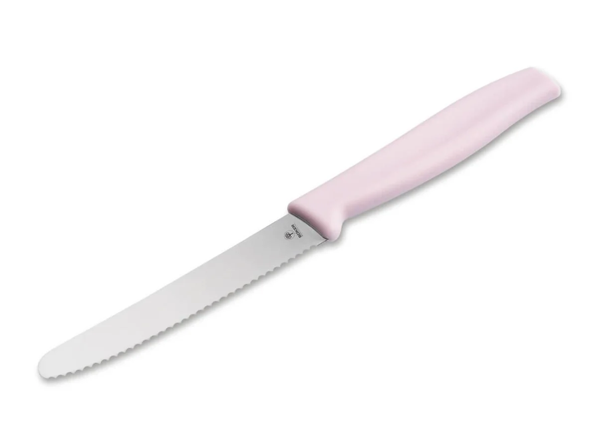 Серрейторний кухонний ніж Boker Sandwich Knife, рожевий