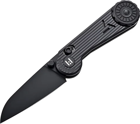 Ніж-антистрес Hightron EdgePlay, M390, титан TC4, черный