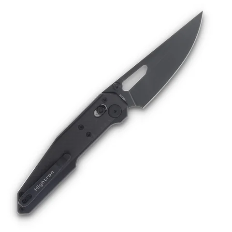 Ніж Hightron Sharplyn,14C28N, G10, зелений, чорний клинок