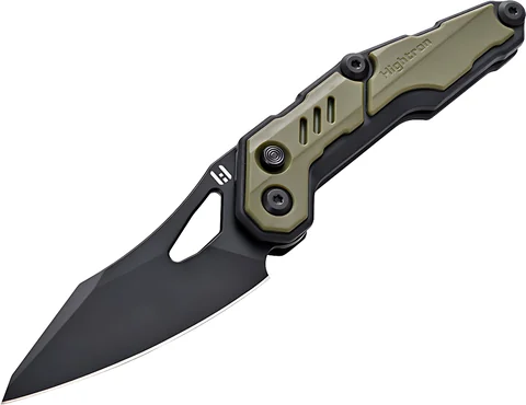 Ніж Hightron Spectron, M390, GFN, зелений, чорний клинок