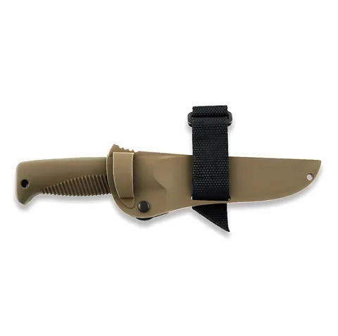 Ніж Peltonen M07 (N690), без покриття, coyote, coyote композитний чохол photo 2