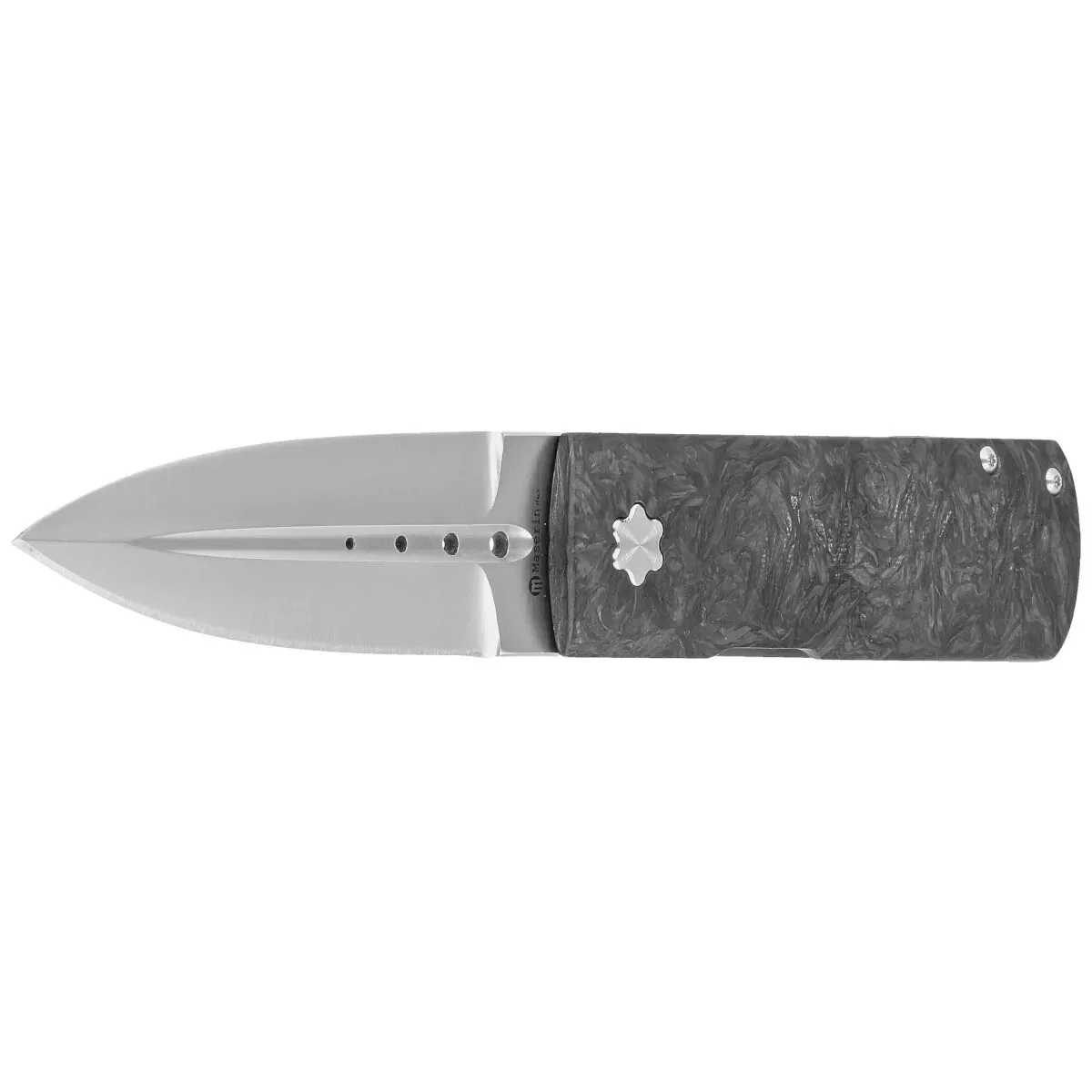 Ніж Maserin Daga, Elmax, fat carbon, чорний