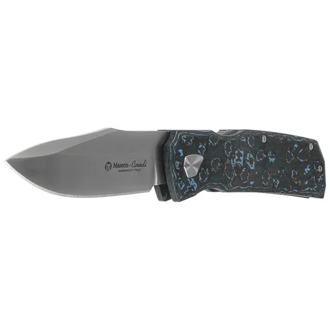 Ніж Maserin Power, Magnacut, fat carbon arctic blue — фото 2