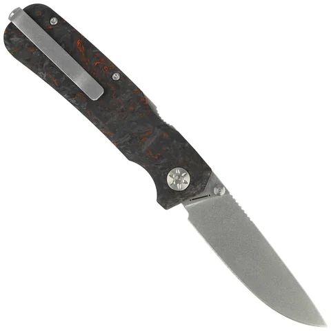 Ніж Maserin Pulse, Magnacut, fat carbon чорно-помаранчевий