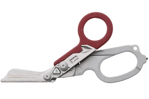 Ножиці Leatherman Raptor Rescue, сіро-бордові, utility чохол — фото 3