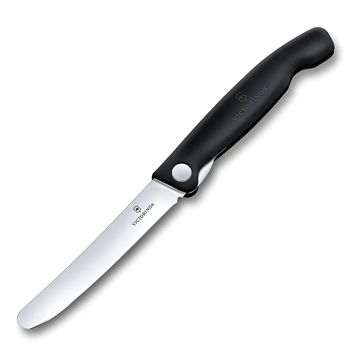 Ніж кухонний складний Victorinox SwissClassic 11 см, заокруглений, чорний
