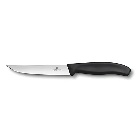 Ніж кухонний столовий Victorinox SwissClassic, 12 см, чорний — фото 2