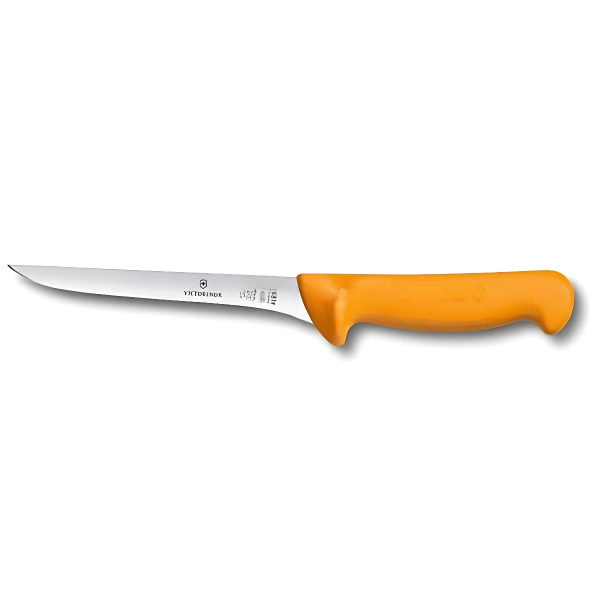 Ніж кухонний обваловувальний Victorinox Swibo Boning, вузький, гнучкий, помаранчевий, 13 см