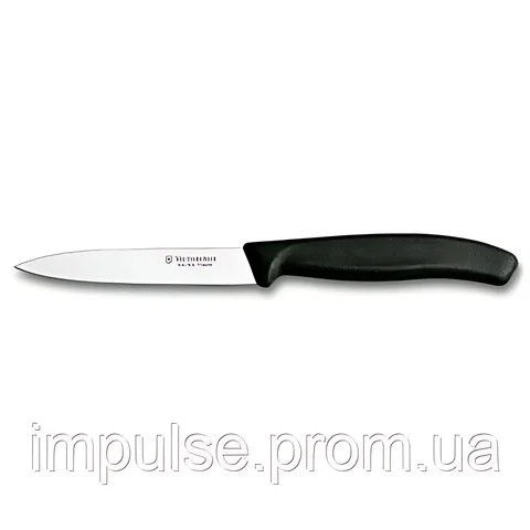 Ніж кухонний Victorinox SwissClassic, серрейтор, 10 см, фіолетовий