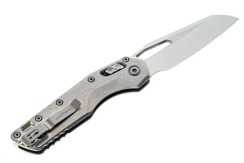 Ніж Microtech MSI Ram-Lok Marfione Select Stonewash Slab side Titanium w/bronze photo 2