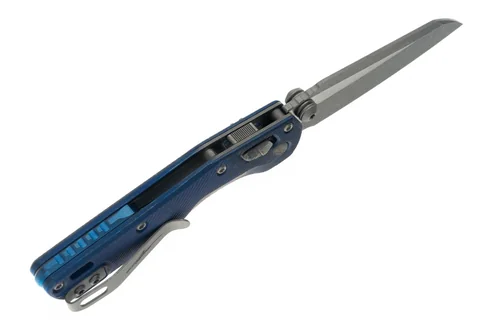 Ніж Microtech MSI Mini Ram-Lok Marfione Select Apoc Fluted Antique blue anodized Ti photo 3