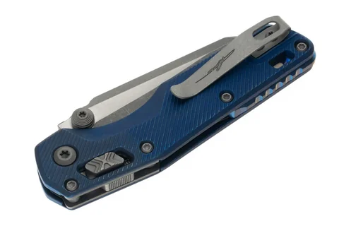 Ніж Microtech MSI Mini Ram-Lok Marfione Select Apoc Fluted Antique blue anodized Ti photo 4