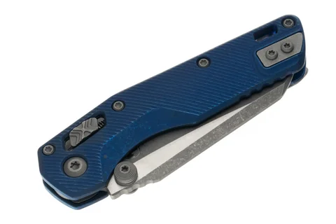 Ніж Microtech MSI Mini Ram-Lok Marfione Select Apoc Fluted Antique blue anodized Ti photo 5