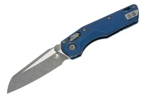 Ніж Microtech MSI Mini Ram-Lok Marfione Select Apoc Fluted Antique blue anodized Ti