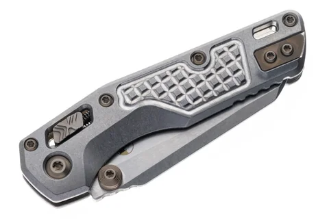 Ніж Microtech MSI Mini Ram-Lok Marfione Select Stnwsh Frag Ti w/ flamed Ti/Br Dbl Vapor photo 4