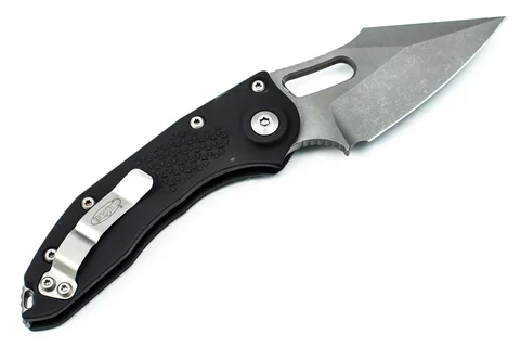 Ніж Microtech Stitch S/E Stonewash Standard Black