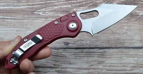 Ніж Microtech Stitch S/E Standard Cerakote Purple photo 4