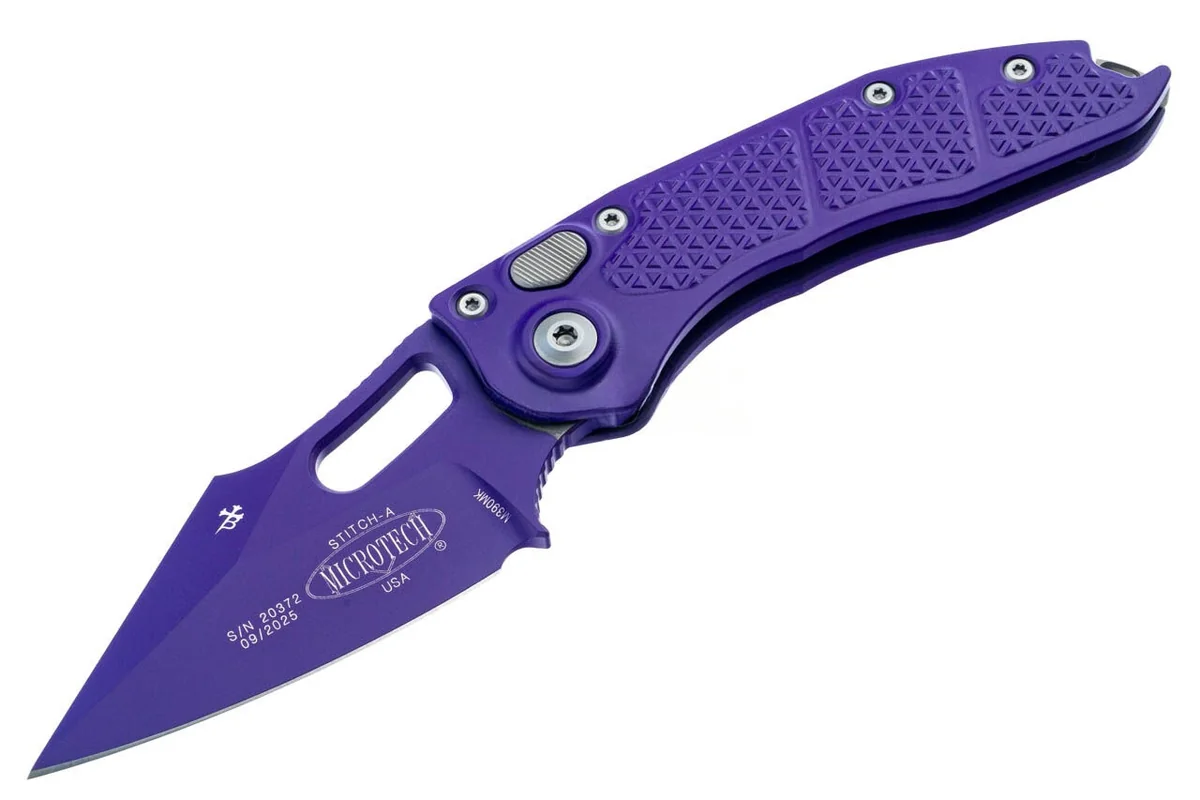 Ніж Microtech Stitch S/E Standard Cerakote Purple