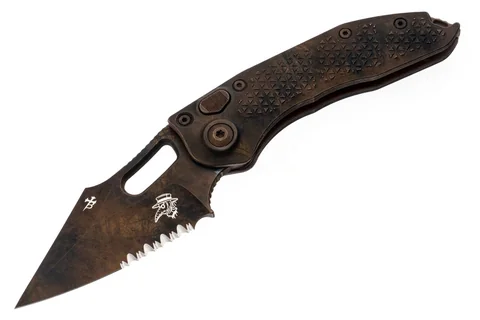 Ніж Microtech Stitch S/E полусеррейтор Plague Outbreak Signature Series photo 4