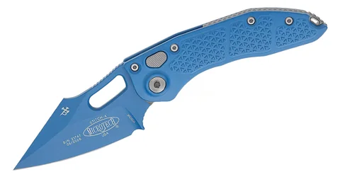 Ніж Microtech Stitch S/E Standard Cerakote blue bead blast hardware photo 2