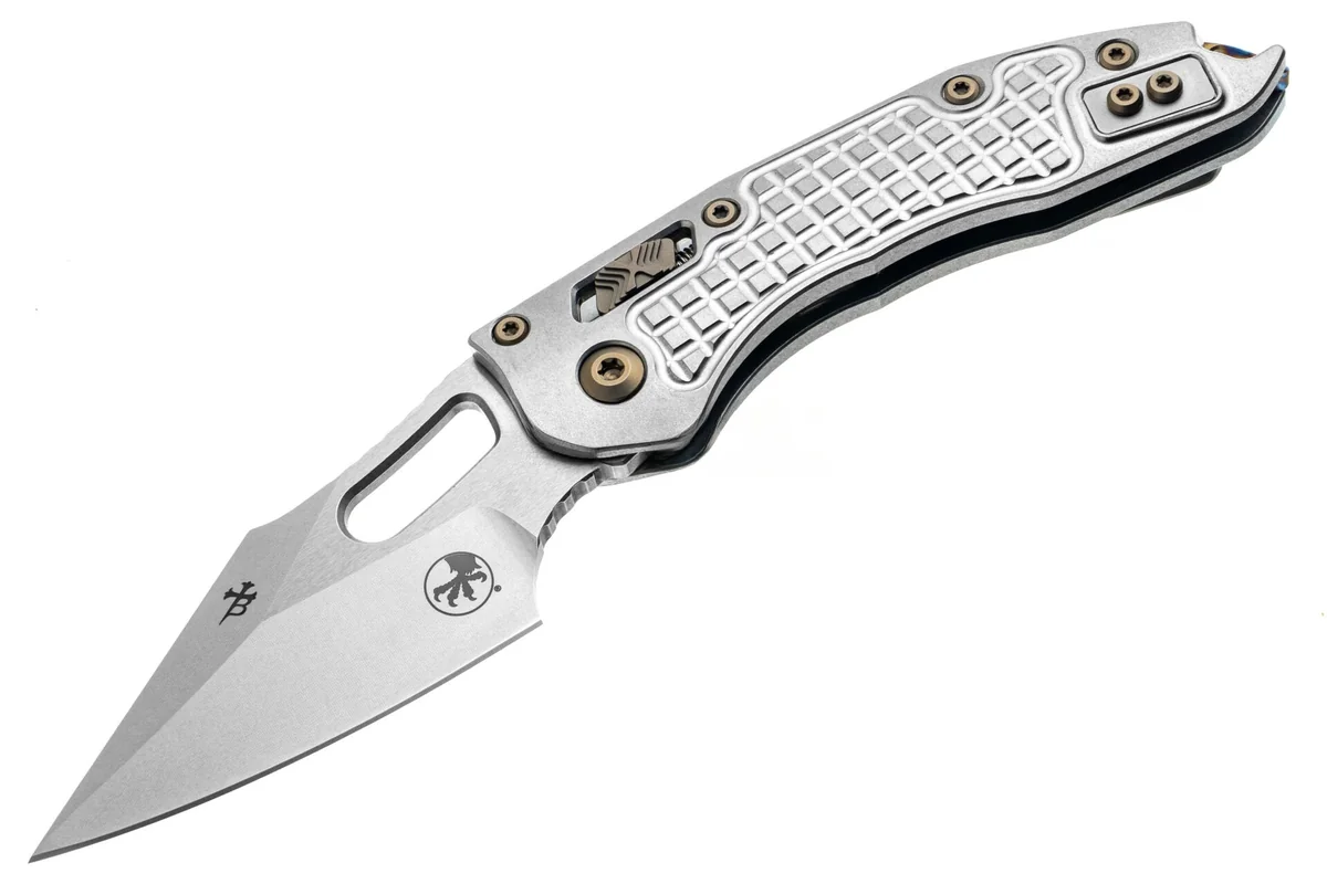 Ніж Microtech Stitch Ram-Lok Marfione Select Stnwsh Frag Ti w/flamed Ti Brnz Dbl Vapor
