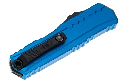 Ніж Microtech Cypher II D/E OTF, чорний клинок, блакитне руків'я photo 2