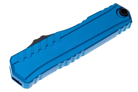 Ніж Microtech Cypher II D/E OTF, чорний клинок, блакитне руків'я photo 3