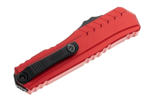 Ніж Microtech Cypher II D/E OTF, чорний клинок, червоне руків'я photo 2