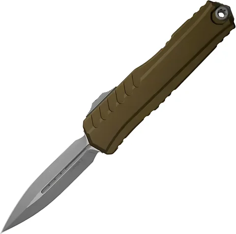 Ніж Microtech Cypher II D/E OTF, Standard, Cerakote Total Purple