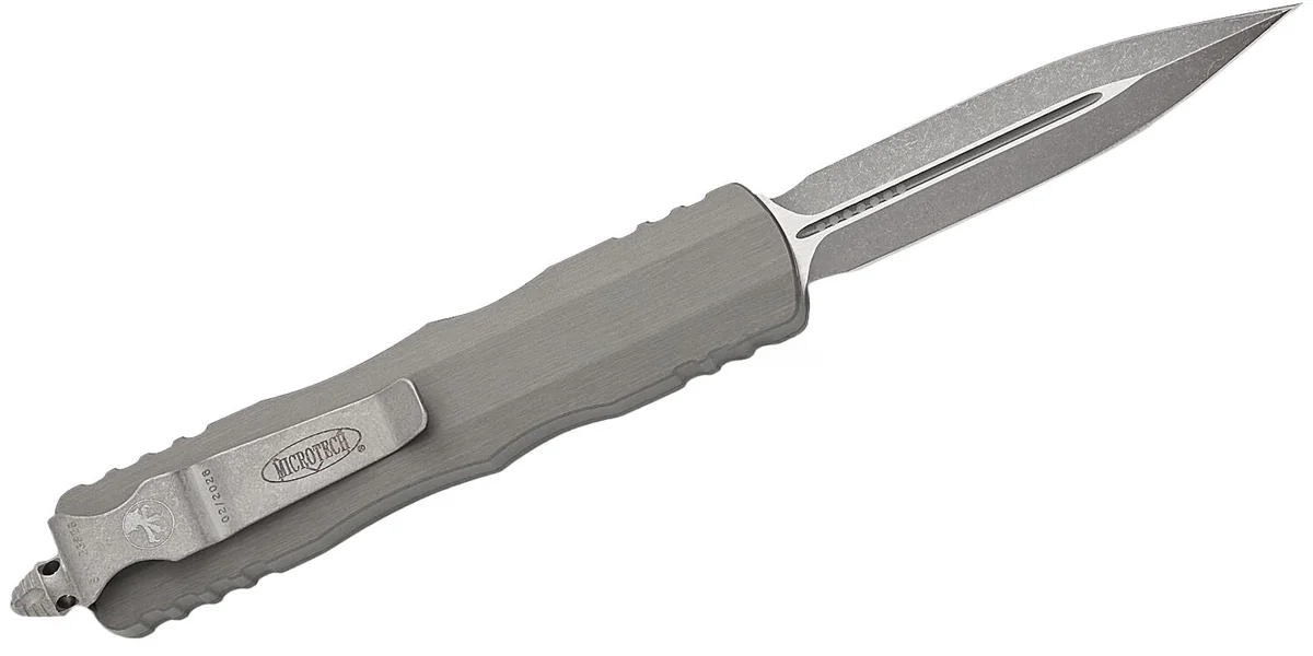 Ніж Microtech Dirac D/E OTF, Apoc Natural Clear