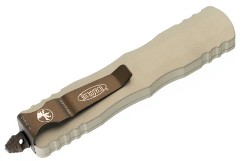 Ніж Microtech Dirac D/E OTF, Burnt Bronze Standard Champagne photo 2