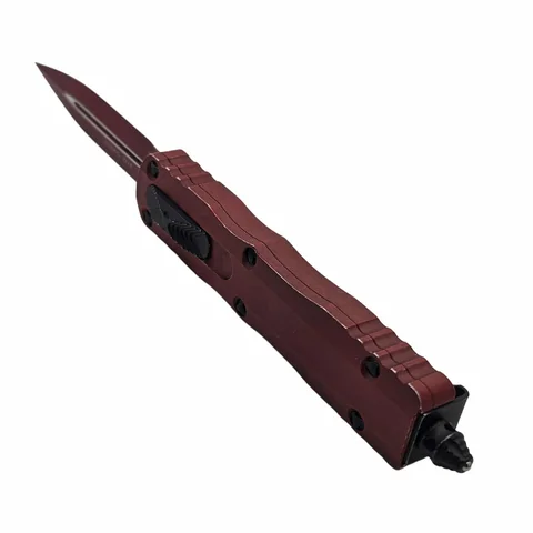 Ніж Microtech Dirac D/E OTF, Standard Weathered Crimson photo 3