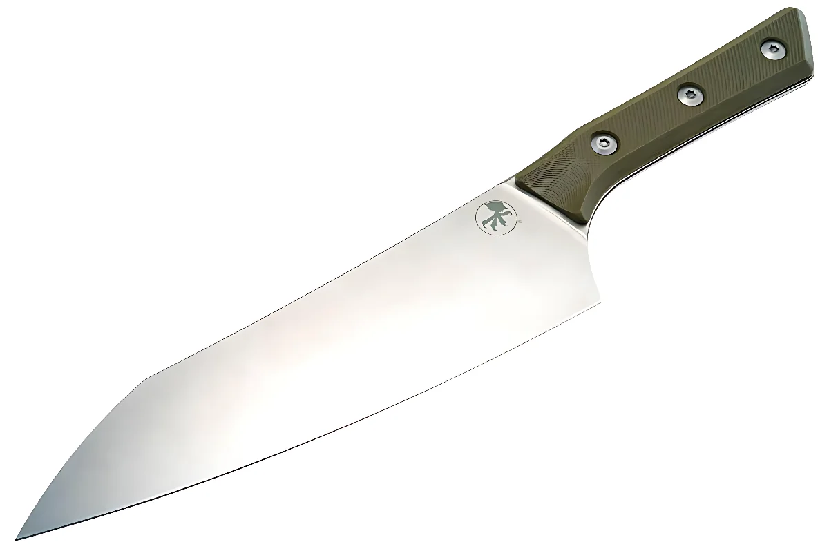 Шеф-ніж Microtech 8" Stonewash Standard OD Green G-10