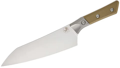 Шеф-ніж Microtech 8" Stonewash Standard OD Green G-10 з больстером photo 2