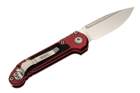 Нож Microtech L.U.D.T. S/E Gen III, stonewash клинок, руків'я merlot