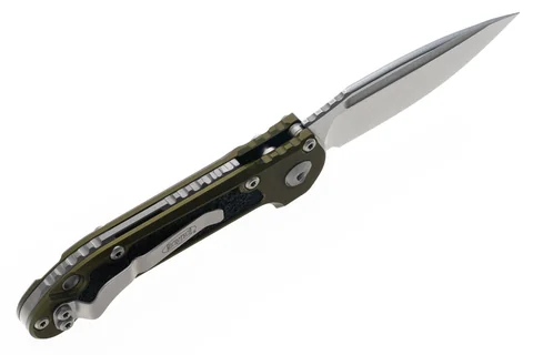 Нож Microtech L.U.D.T. S/E Gen III,  stonewash клинок, руків'я  OD Green photo 2