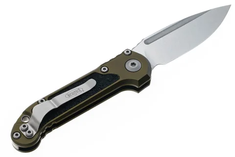 Нож Microtech L.U.D.T. S/E Gen III,  stonewash клинок, руків'я  OD Green photo 3