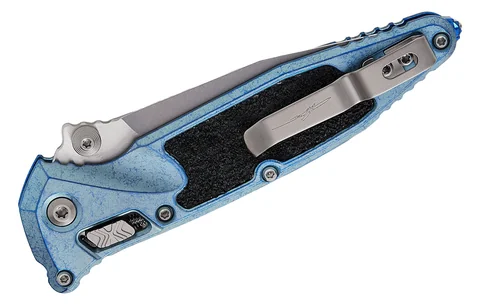 Ніж Microtech  Socom Ram-Lok Spear Marfione Select Ice Blue Ti Textured photo 4