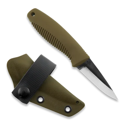 Ніж Peltonen M23, без покриття, койот, койот кайдексний чохол