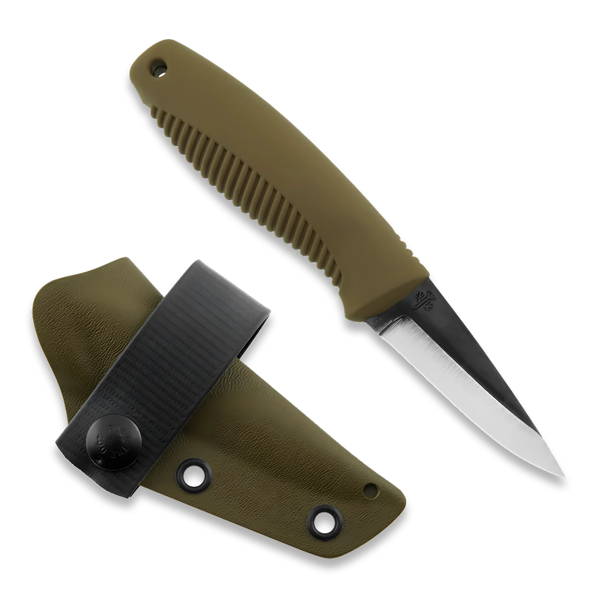 FJP306 Ніж Peltonen M23, без покриття, койот, койот кайдексний чохол