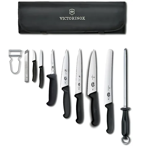 Набір кухонний Victorinox Chef’s Knife Roll Starter Sett, 10 предметів