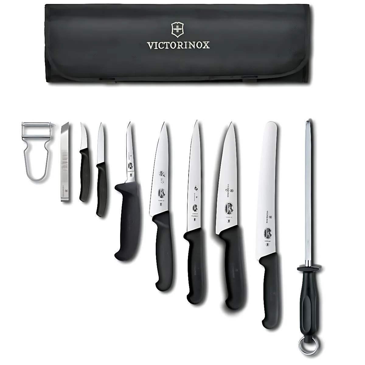Набор кухонный Victorinox Chef’s Knife Roll Starter Sett, 10 предметов