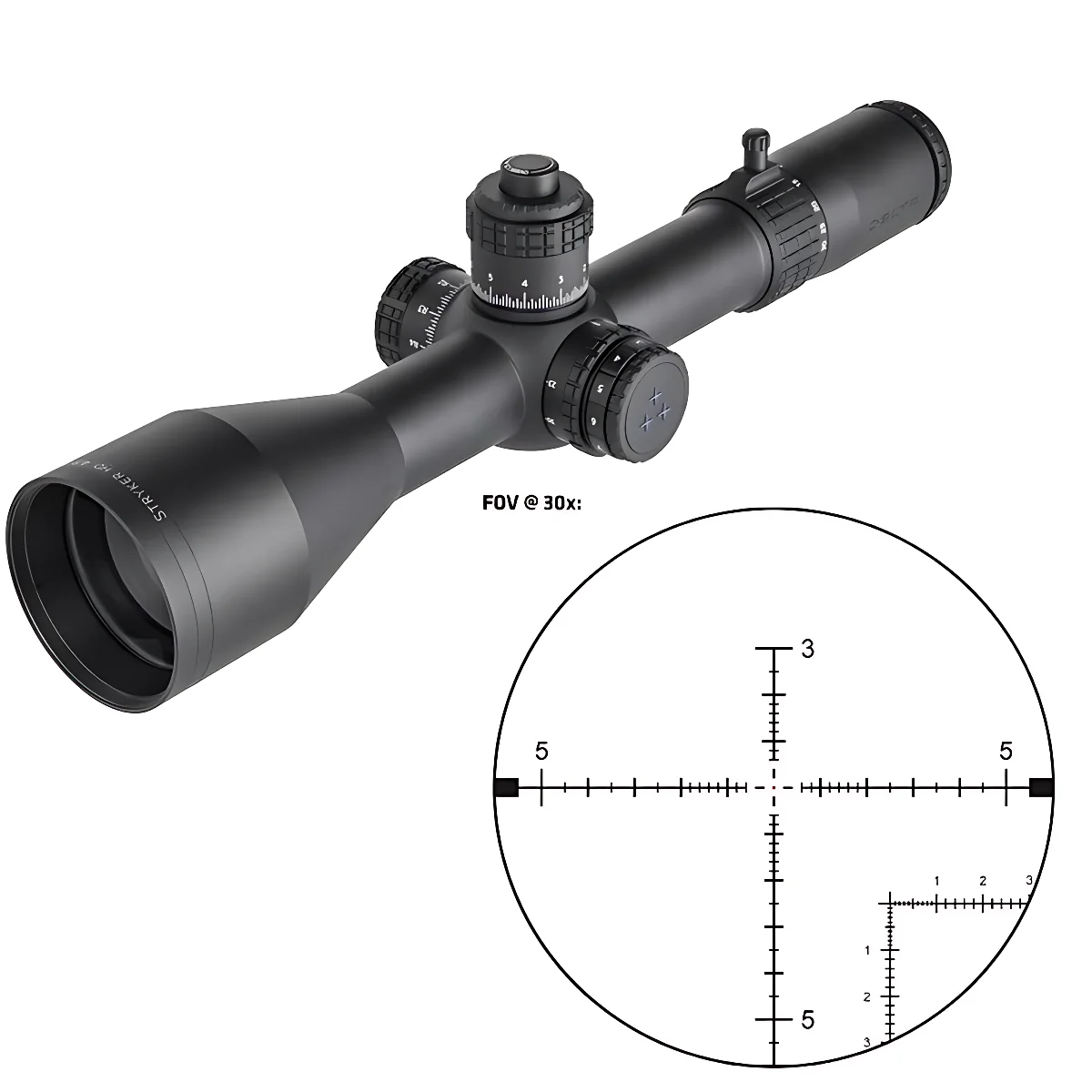 Приціл оптичний Delta STRYKER 4,5-30x56 (34 мм) FFP illum. DLR-1 2020