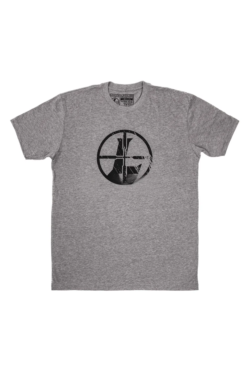 Футболка LEUPOLD Distressed Reticle Tee, Graphite Heather, L