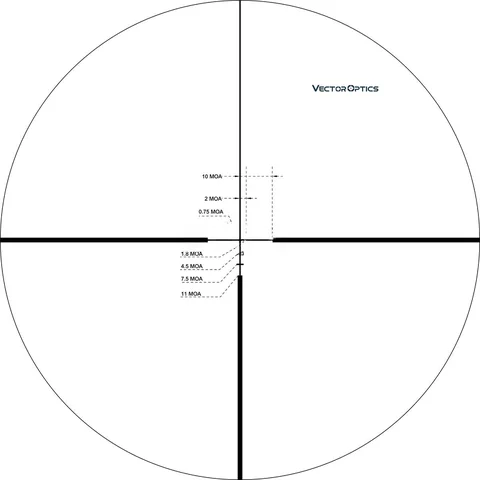 Приціл оптичний Vector Optics Continental 2-12x50 (30 мм) illum. SFP photo 3