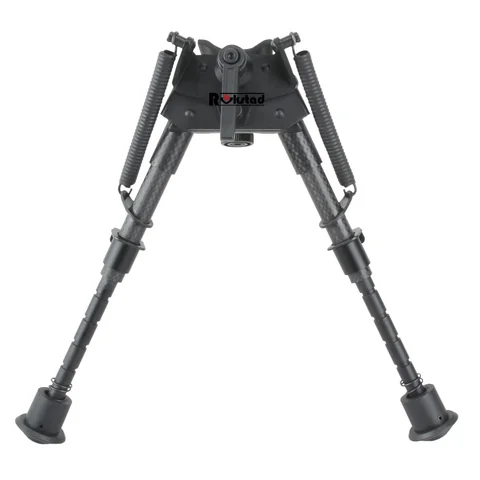 Сошки Vector Optics 155-230 мм на антабку. Карбонове волокно, підпружинені з ричагом
