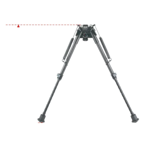 Сошки Vector Optics 230-345 мм Карбонове волокно, підпружинені з ричагом photo 5