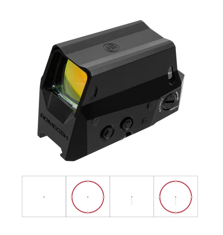 Прицел коллиматорный Sig Optics ROMEO8H BALLISTIC CIRCLE DOT, 0.5 MOA ADJ, BLACK photo 3